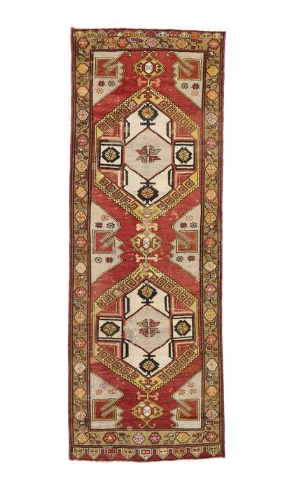 4 x 12 Vintage Turkish Oushak Rug 73938