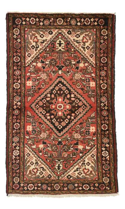 4 x 6 Vintage Persian Hamadan Rug 71901