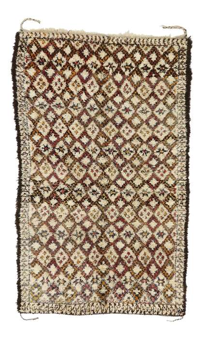 6 x 10 Vintage Moroccan Beni Ourain Rug 20690