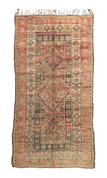 7 x 13 Vintage Moroccan Rug 21199