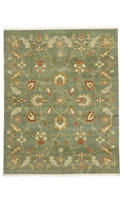 8 x 10 Vintage-Inspired Indian Rug 74644