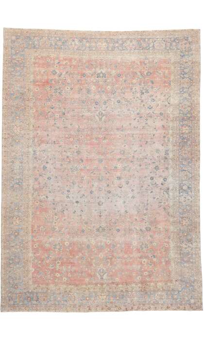 11 x 16 Soft Pastel Antique Rug 76756