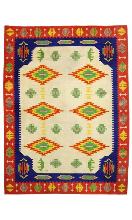 14 x 19 Oversized Vintage Moroccan Rug 77201