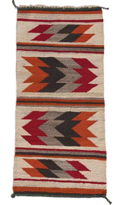 2 x 3 Antique Eye Dazzler Navajo Rug 78627