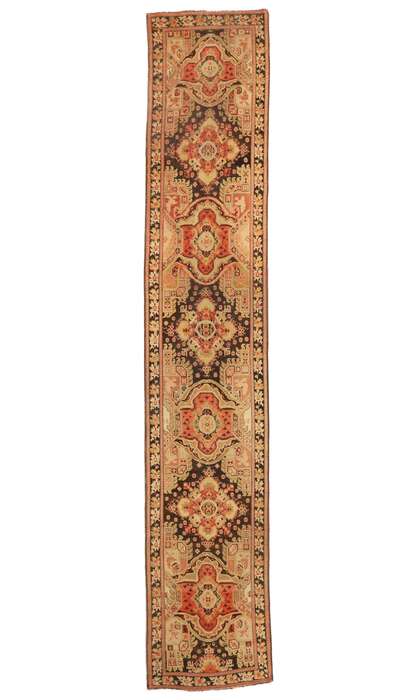 4 x 20 Antique Caucasian Karabagh Rug 74034