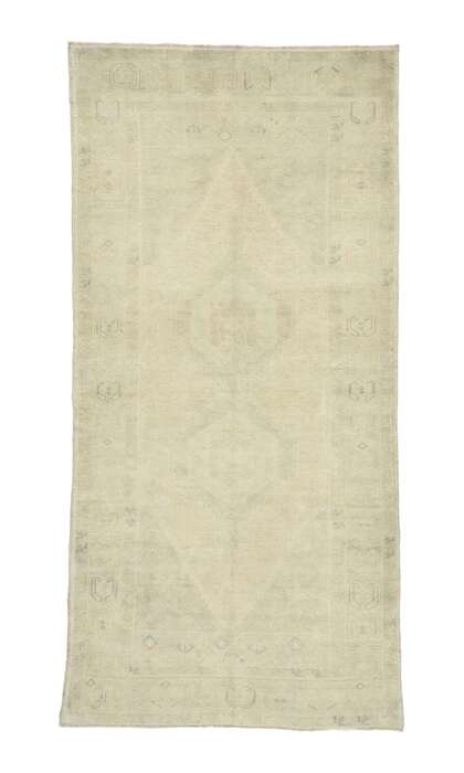 4 x 8 Muted Vintage Oushak Rug 52676