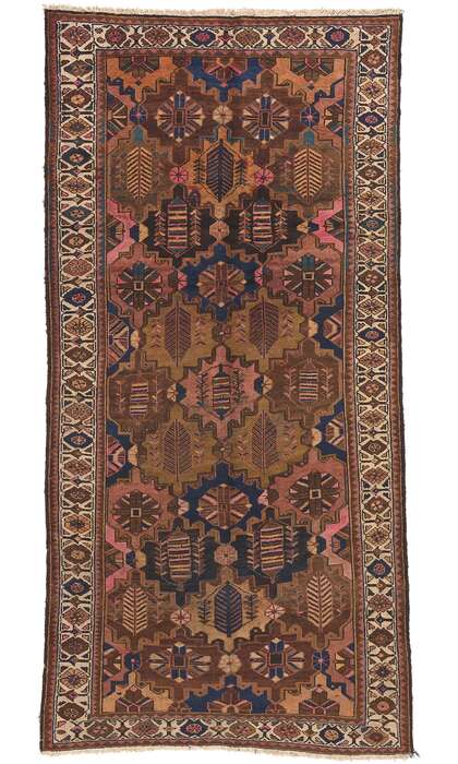 5 x 10 Antique Persian Bakhtiari Rug 75267