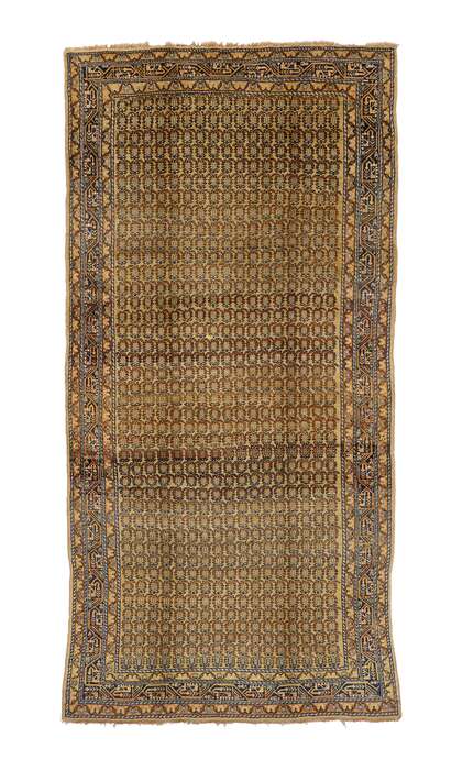 5 x 10 Antique Persian Saraband Rug 72614