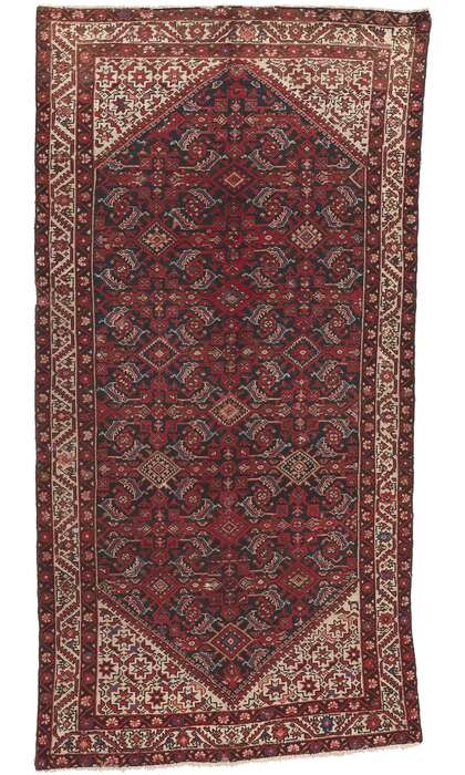 5 x 10 Vintage Persian Hamadan Rug 74943