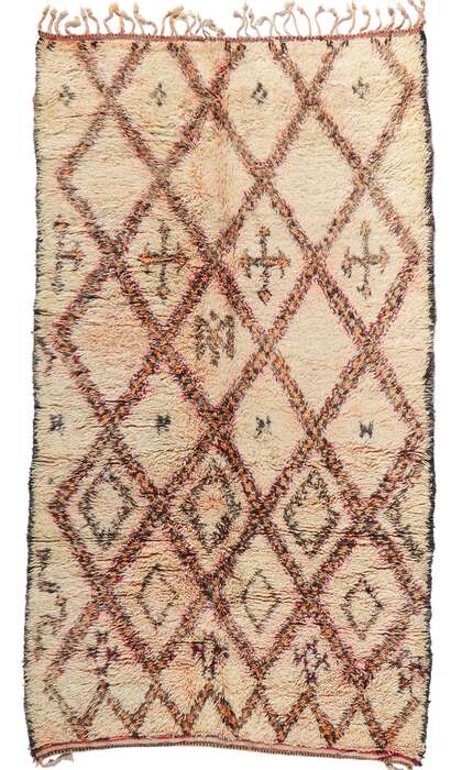 6 x 11 Vintage Moroccan Beni Ourain Rug 21417