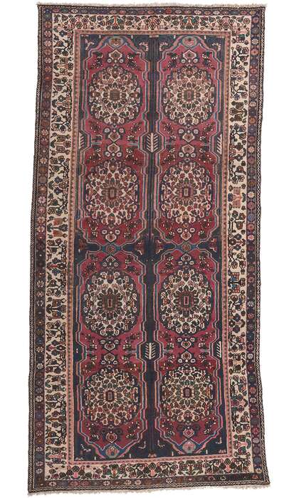 6 x 12 Vintage Persian Bakhtiari Rug 75880