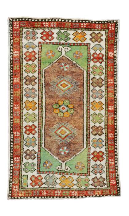 3 x 4 Colorful Oushak Rug 51766