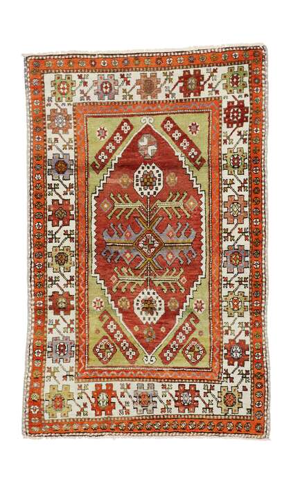 3 x 5 Colorful Oushak Rug 51760