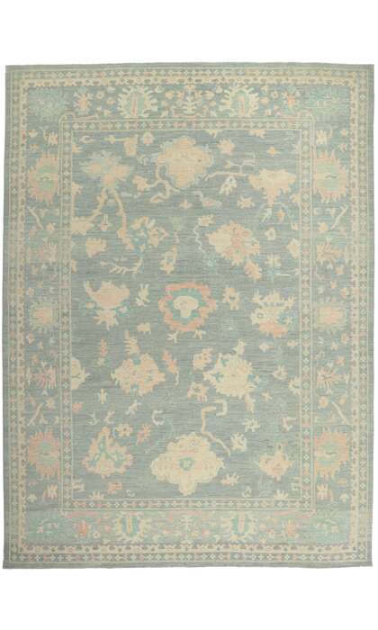 10 x 14 Colorful Oushak Rug 80921