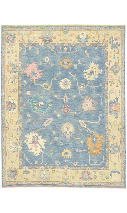 9 x 12 Colorful Oushak Rug 80600