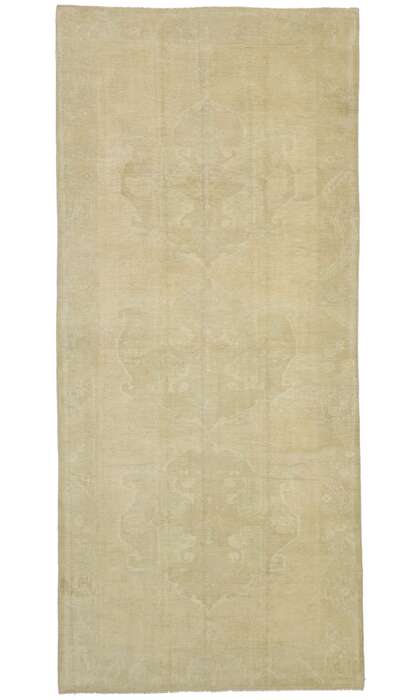 5 x 11 Neutral Muted Oushak Rug 52503