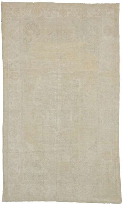 5 x 8 Neutral Muted Oushak Rug 52501