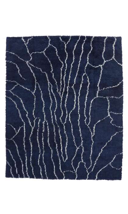 11 x 13 Large Navy Moroccan Rug 30387