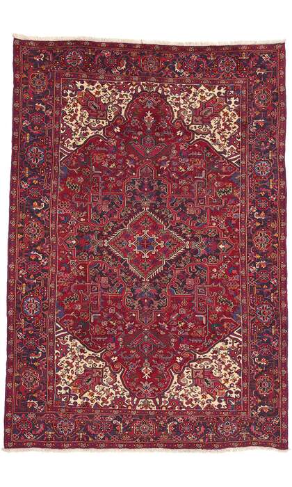 8 x 11 Vintage Persian Heriz Rug 76163