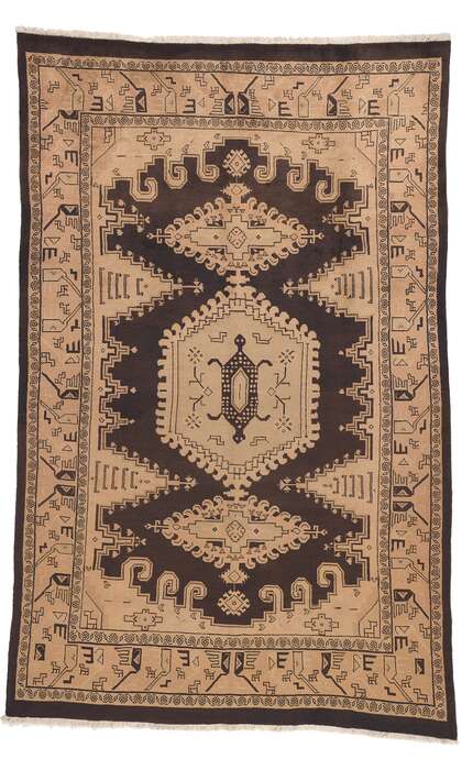 7 x 11 Vintage Persian Mahal Rug 75843