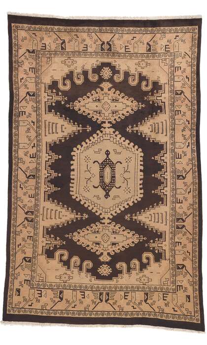 7 x 11 Vintage Persian Mahal Rug 75843