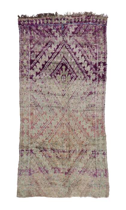 5 x 10 Purple Vintage Moroccan Rug 21296