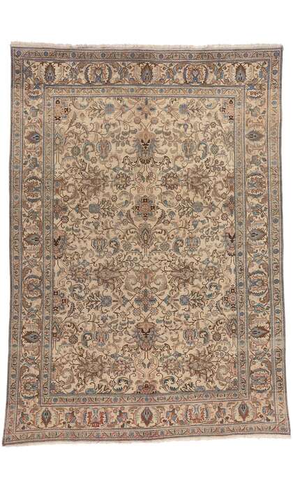 8 x 11 Vintage Persian Tabriz Rug 75518