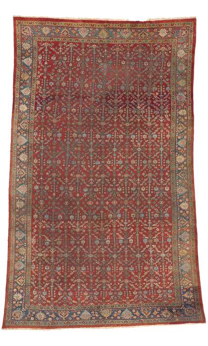 7 x 11 Antique Persian Mahal Rug 72497