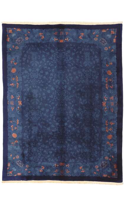 9 x 12 Antique Chinese Art Deco Rug 77196