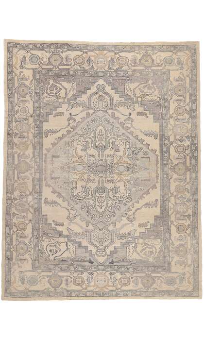 9 x 12 Modern Oushak Turkish Rug 53188