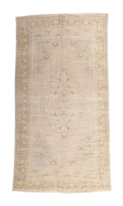 7 x 13 Vintage Muted Oushak Rug 53677