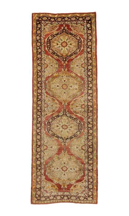 4 x 11 Vintage Turkish Oushak Rug 51055