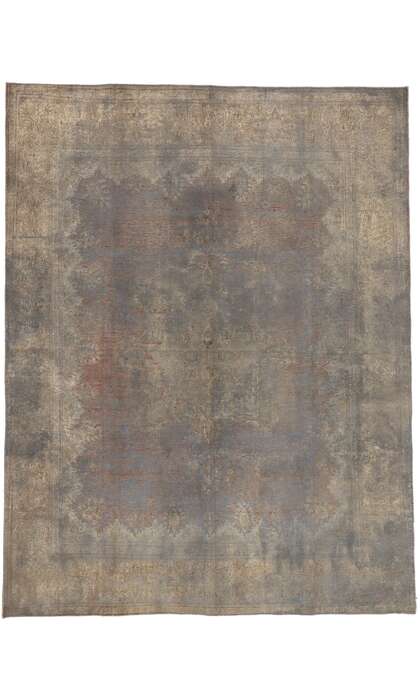 9 x 12 Vintage Rustic Turkish Overdyed Rug 60764