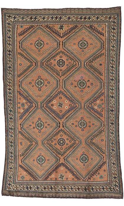 6 x 10 Vintage Persian Shiraz Rug 75926