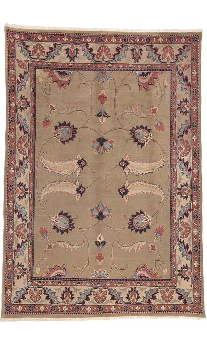 8 x 12 Vintage Persian Mahal Rug 75086