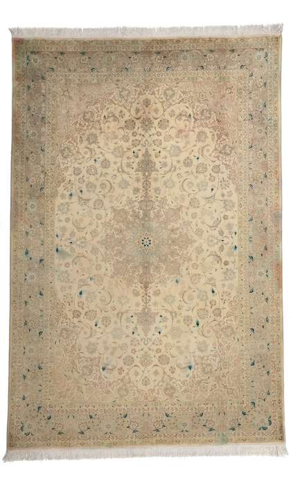 7 x 10 Vintage Persian Tabriz Rug 76976