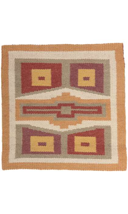 2 x 2 Antique Navajo Rug Native American Kilim 78662