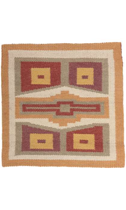 2 x 2 Antique Teec Nos Pos Navajo Rug 78662