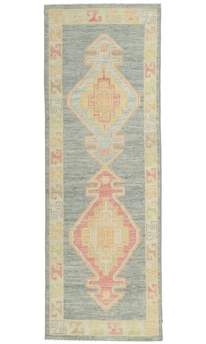 3 x 8 Vintage-Inspired Oushak Runner 80855