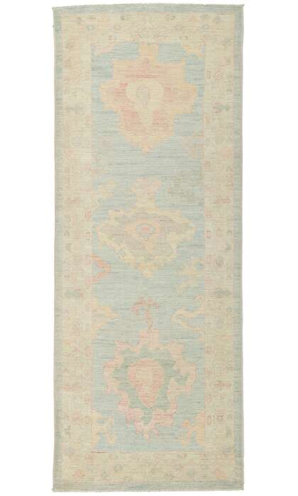 3 x 8 Colorful Oushak Runner 80853