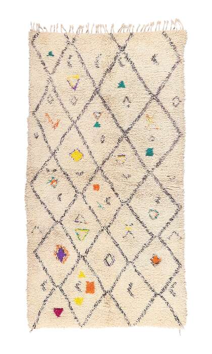 5 x 9 Colorful Moroccan Azilal Rug 21042