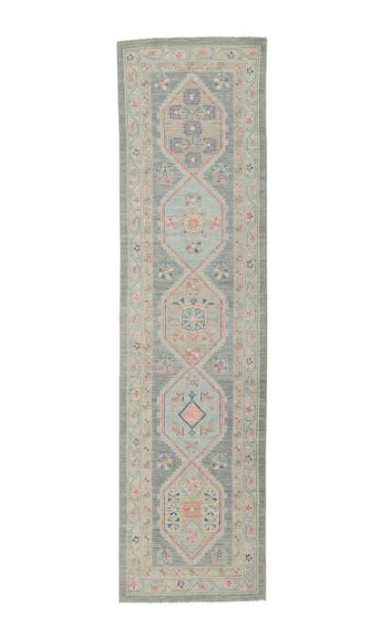 3 x 10 Colorful Oushak Runner 80835