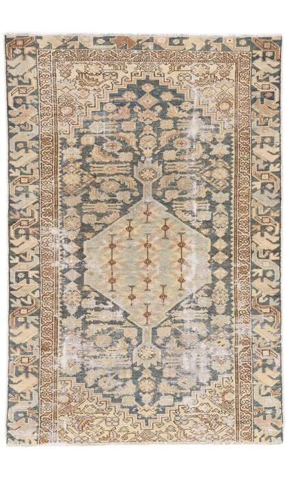 4 x 6 Antique Persian Malayer Rug 61264