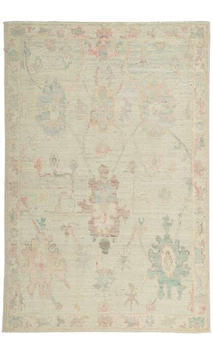 3 x 5 Colorful Oushak Rug 80850