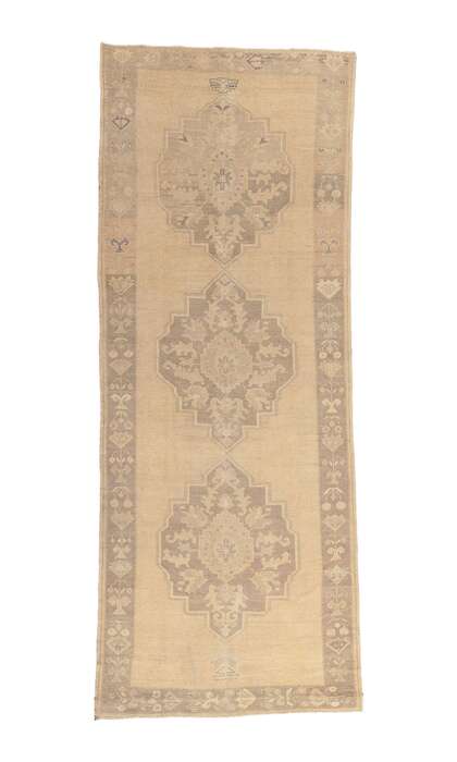 5 x 13 Vintage Muted Oushak Rug 51021