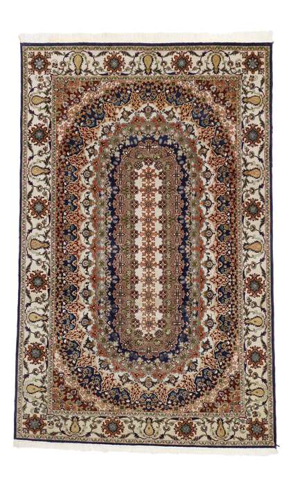 ​7 x 10 Vintage Pakistani Isfahan Rug 76712​