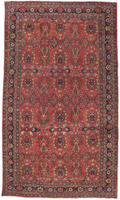 11 x 19 Oversized Antique Persian Mahal Rug 78329