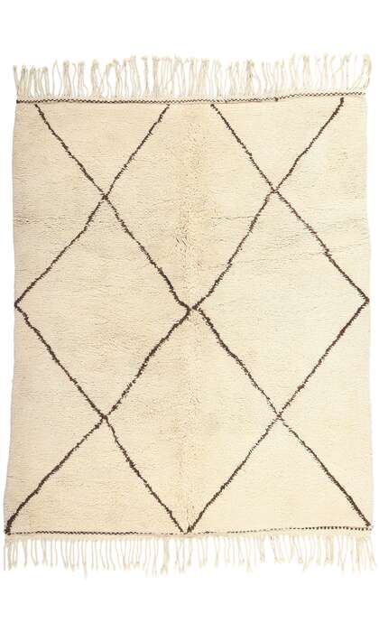 5 x 6 Modern Moroccan Beni Ourain Rug 20767