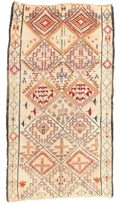 7 x 12 Vintage Moroccan Beni Ourain Rug 20243