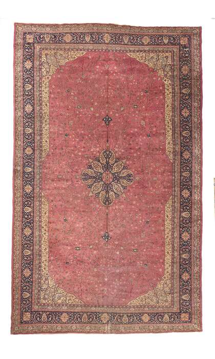 14 x 22 Oversized Antique Pink Turkish Sivas Rug 71257